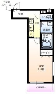 フジパレス平野上町II番館の間取り画像