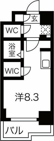 Lalaplace四天王寺夕陽ヶ丘の間取り画像