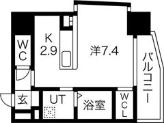 OAK弥栄夕陽ケ丘（オークヤサカ）の間取り画像
