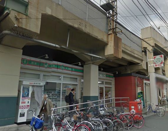 近くのローソンストア100 近鉄今里駅前店まで430m(徒歩6分)