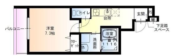 フジパレス平野郷I番館の間取り画像