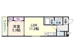 フジパレス今川公園V番館の間取り画像