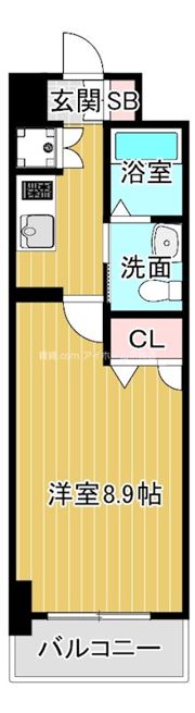レジデンス京橋スクエアの間取り画像
