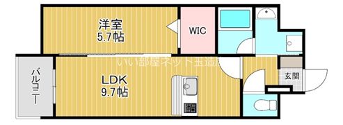 ドミツィール福の間取り画像