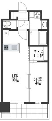 Miele昭和町の間取り画像
