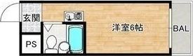 ヤングパレス阿倍野橋の間取り画像