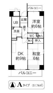 アメニティ西脇の間取り画像