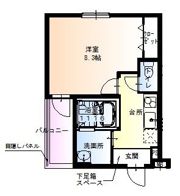 フジパレス長居VI番館の間取り画像