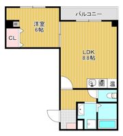 プレアデス玉造東の間取り画像