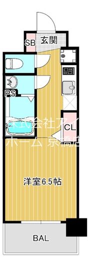 ララプレイス京橋シティオスの間取り画像