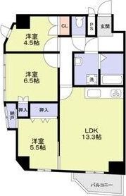 ライオンズマンション天王寺の間取り画像
