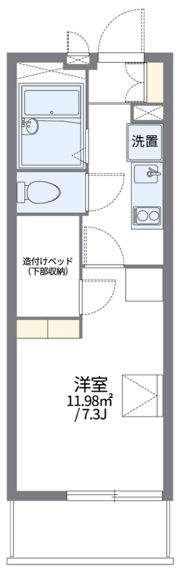 レオパレスきずりの間取り画像