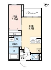 IDCパロス西堤の間取り画像
