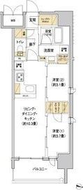 リビオメゾン新大阪の間取り画像