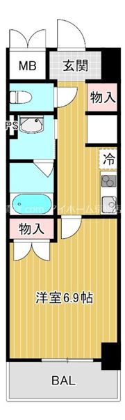 ドルチェ・ヴィータ（都島）の間取り画像