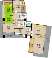 GATHERIA PACEの間取り画像