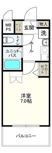 ラナップスクエア上本町の間取り画像