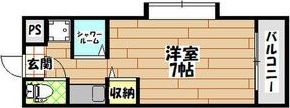 アーク上町台II番館の間取り画像