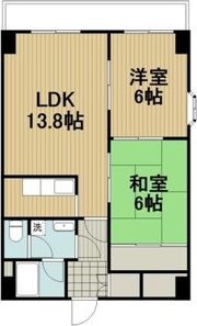 ライラック上本町の間取り画像