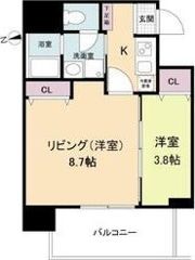 ヴィラ・セレーノ玉造本町の間取り画像