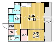ブリリアントコート パーリオの間取り画像