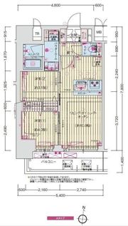 プレリス大阪今里サヴィアの間取り画像