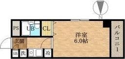 サンライズ野田阪神の間取り画像