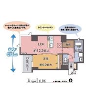 アークアベニューアベノの間取り画像
