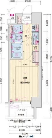 ソルテラス関目高殿駅前の間取り画像
