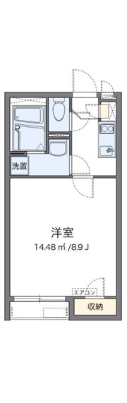 クレイノカリンの間取り画像