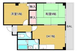 都島リバーサイドの間取り画像