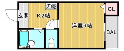 リバティ京橋の間取り画像