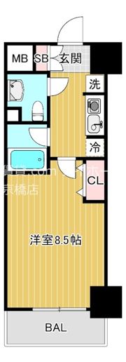 ロジェ今福鶴見の間取り画像