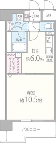 グランドゥール敷津の間取り画像