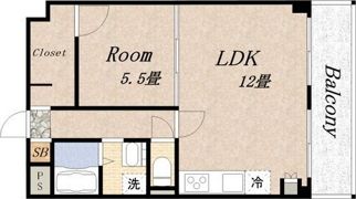 Rainbow Court P-II（レインボーコート パーの間取り画像