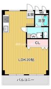 今津マンションの間取り画像
