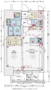 エステムコート大阪オリエンスの間取り画像