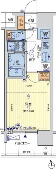 レオンコンフォート難波サウスゲートの間取り画像