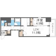 S-RESIDENCE阿波座bouncyの間取り画像
