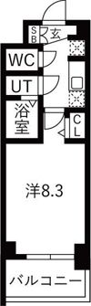 SOLメイクス寺田町GRANの間取り画像