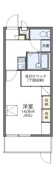 レオパレス幸甚の間取り画像