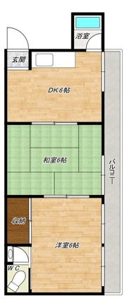第4春美荘の間取り画像