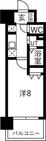 アービングNeo岸里玉出の間取り画像