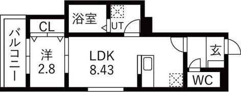 Well-being巽西の間取り画像