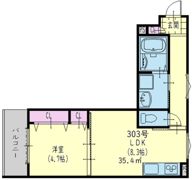 クリエオーレ今市の間取り画像