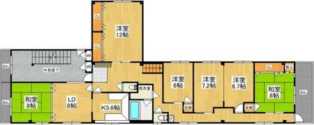 エルハイツの間取り画像