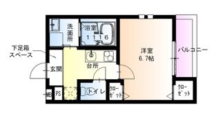 フジパレス住吉東の間取り画像
