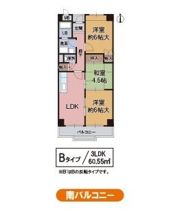 リバージュ住吉の間取り画像