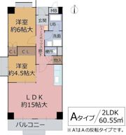 リバージュ住吉の間取り画像