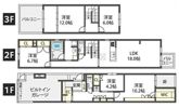 上汐4丁目戸建の間取り画像
